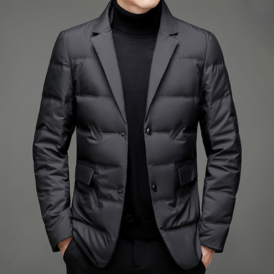 Thomas - Tailored Waterproof Puffer Blazer Jacket Men