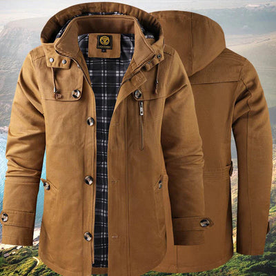 Warm Outdoor Hooded Jacket Parka Men