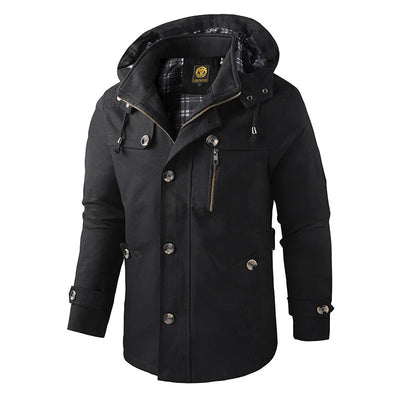 Warm Outdoor Hooded Jacket Parka Men