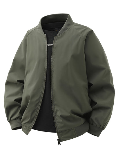 Army Green Bomber Jacket Men