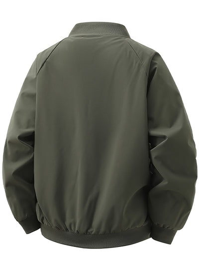 Army Green Bomber Jacket Men