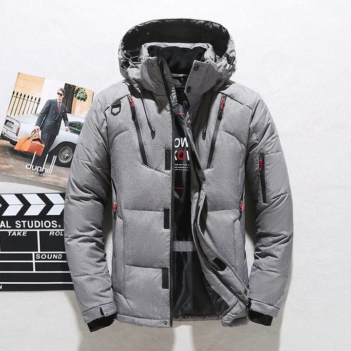 Warm Hooded Jacket Winter Men