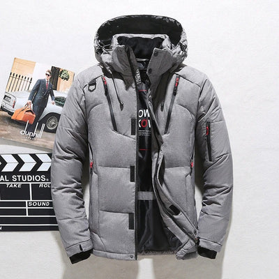 Warm Hooded Jacket Winter Men
