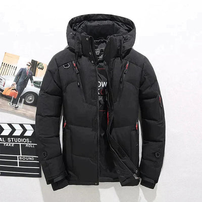 Warm Hooded Jacket Winter Men