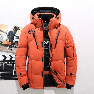 Warm Hooded Jacket Winter Men