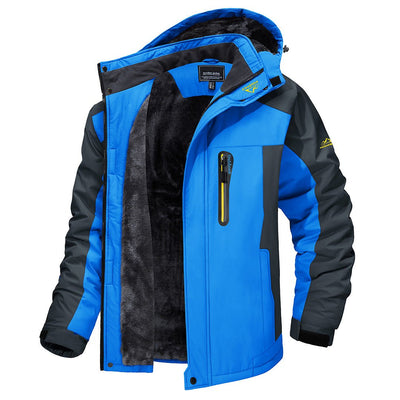Waterproof Men's Winter Jacket Fleece Lined