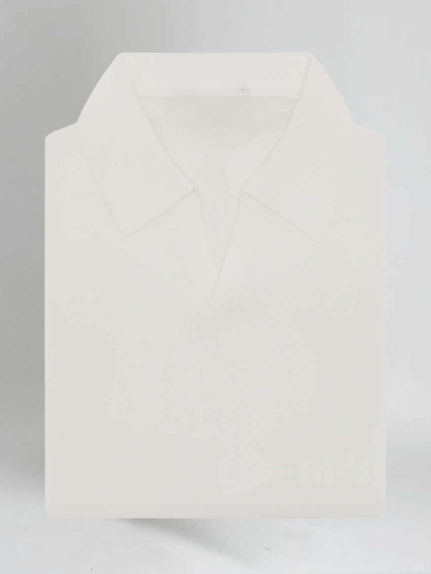 Nathan - Minimalist Polo Shirt Men
