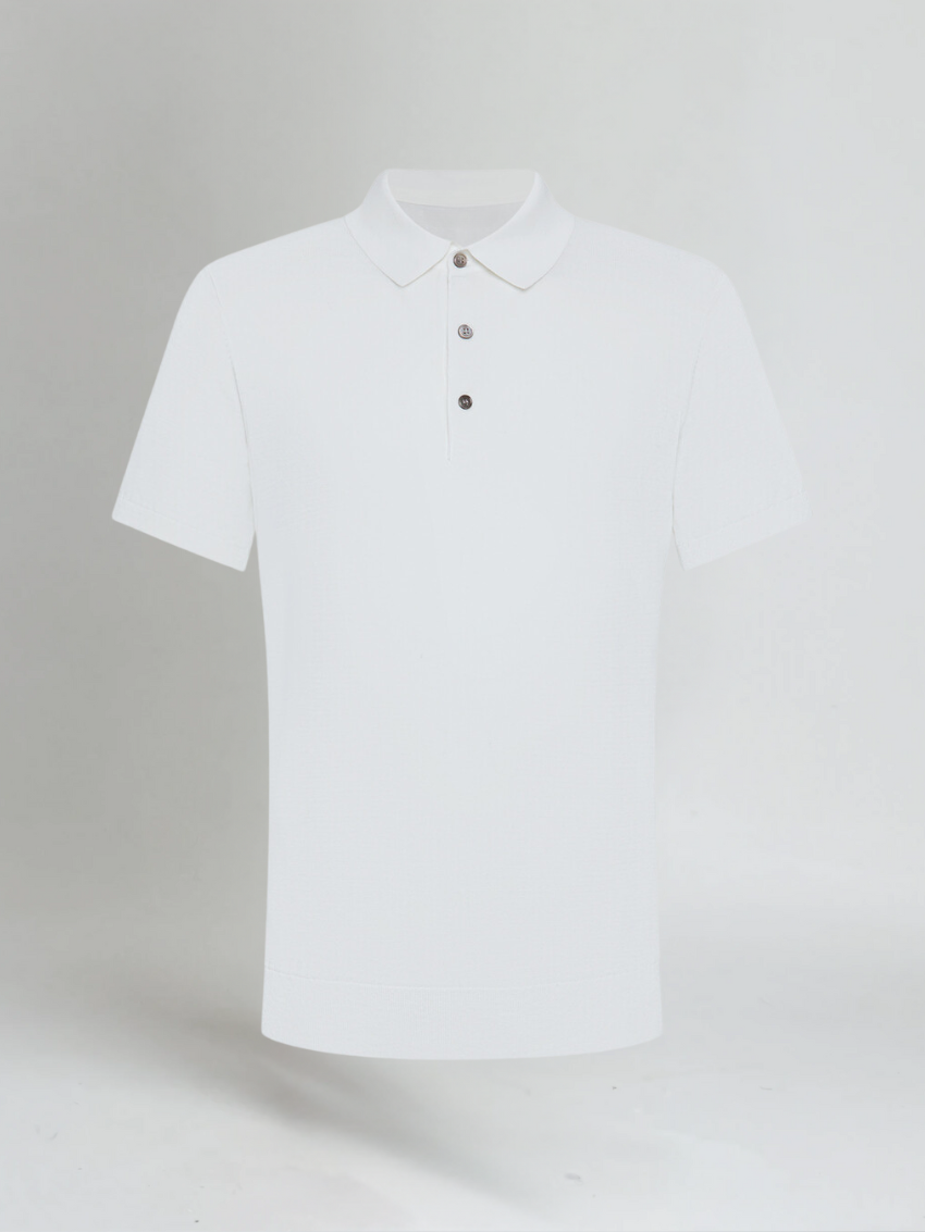 Weiß Poloshirt für Herren
