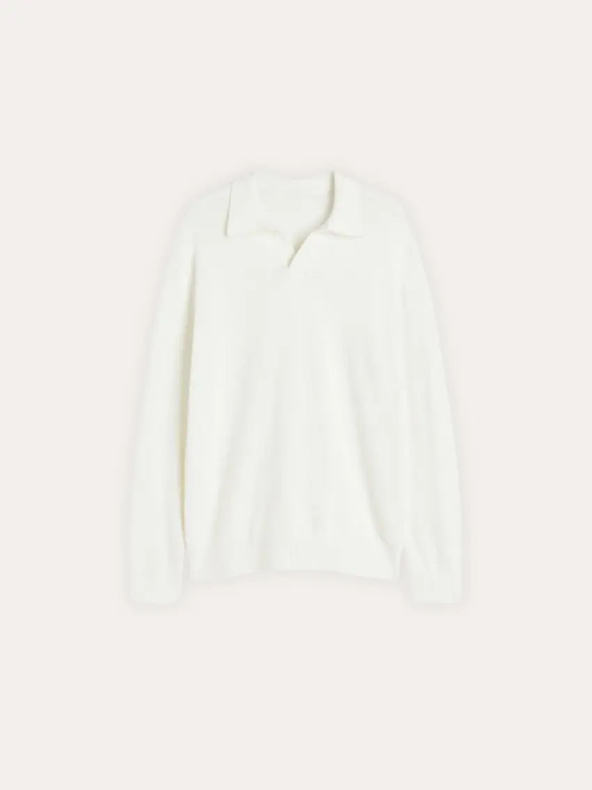 Omar - Old Money Wool Polo Sweater