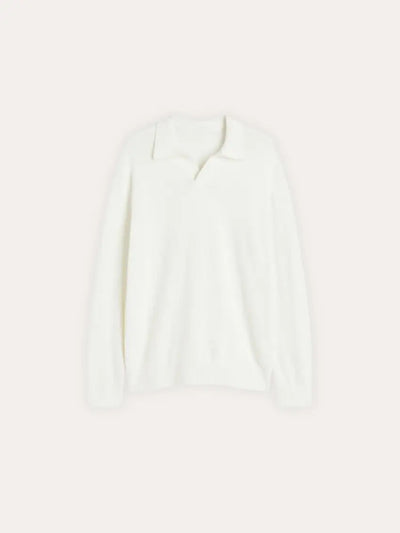 Omar - Old Money Wool Polo Sweater