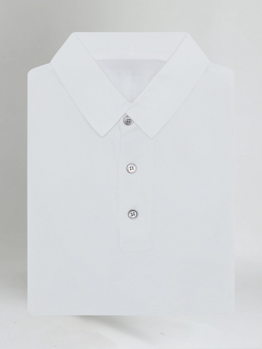 Weiß Poloshirt für Herren