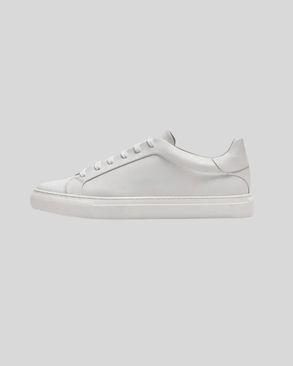 Palmer - Mens White Casual Sneakers