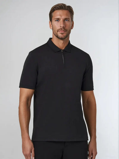 Schwarzes Poloshirt Herren