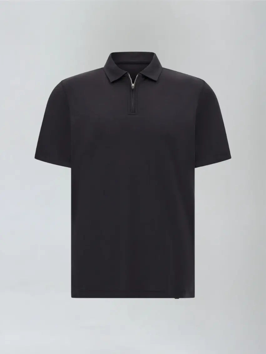 Schwarzes Poloshirt Herren
