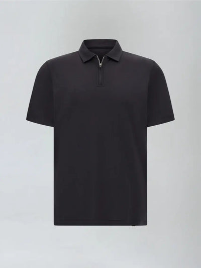 Schwarzes Poloshirt Herren