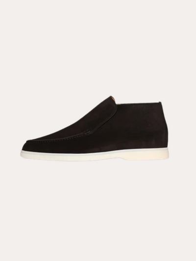 Micheal - Classic Black High-Top Loafers