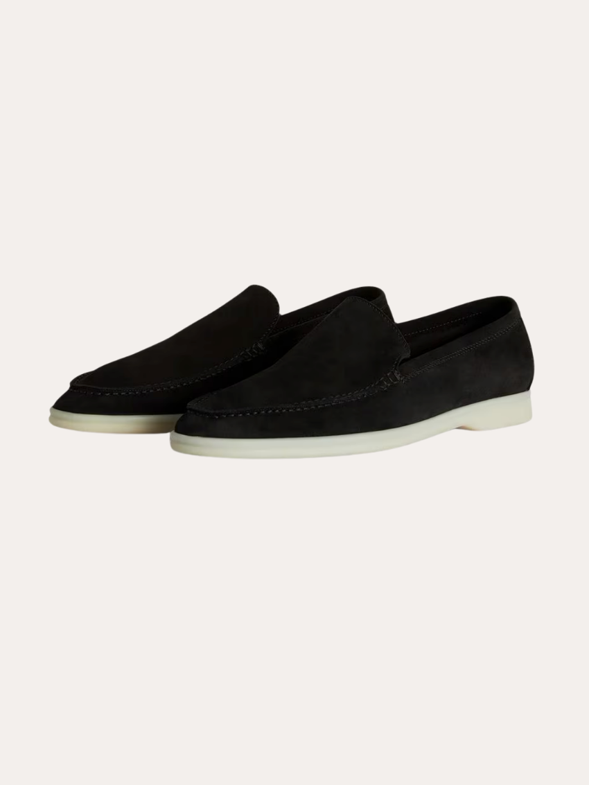 Variant image for Schwarze Wildleder Slipper-1