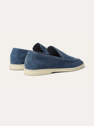 Geo - Casual Slip-On Blue Loafers Men