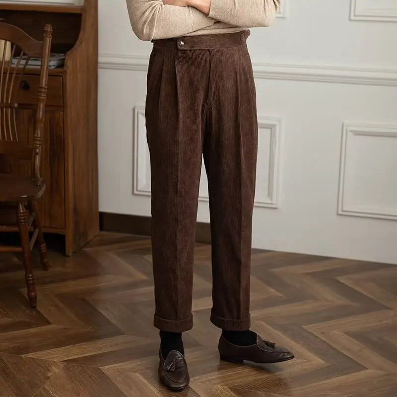 Lester - Elegant Tailored Linen Pants