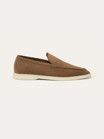 Leo - Old Money Brown Suede Loafers