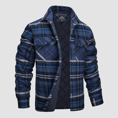 Gavin – Thick Warm Flannel Shirt Jacket Men