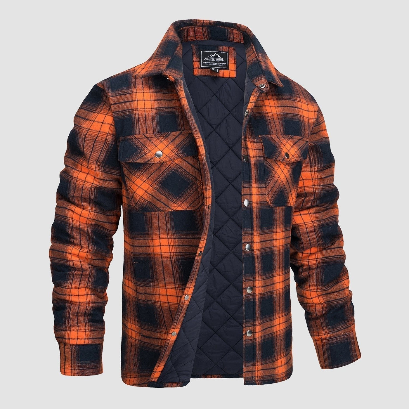 Gavin – Thick Warm Flannel Shirt Jacket Men