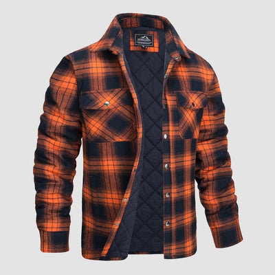 Gavin – Thick Warm Flannel Shirt Jacket Men