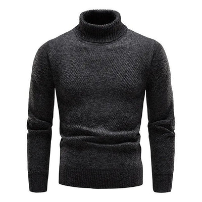 Milo – Warm Turtleneck Knitted Jumper for Men