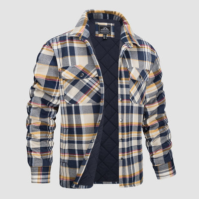 Gavin – Thick Warm Flannel Shirt Jacket Men