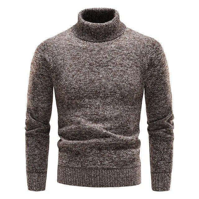 Milo – Warm Turtleneck Knitted Jumper for Men