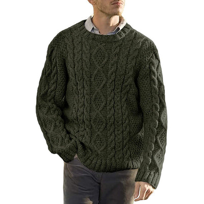 Ezra – Oversized Chunky Cable Knit Jumper Men