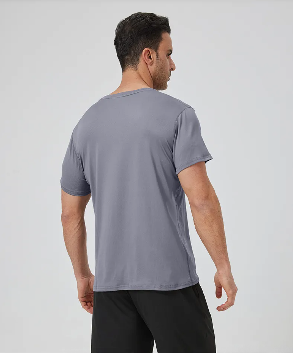Tobias - Classic Taupe Cotton T-Shirt