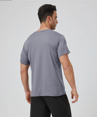 Tobias - Classic Taupe Cotton T-Shirt