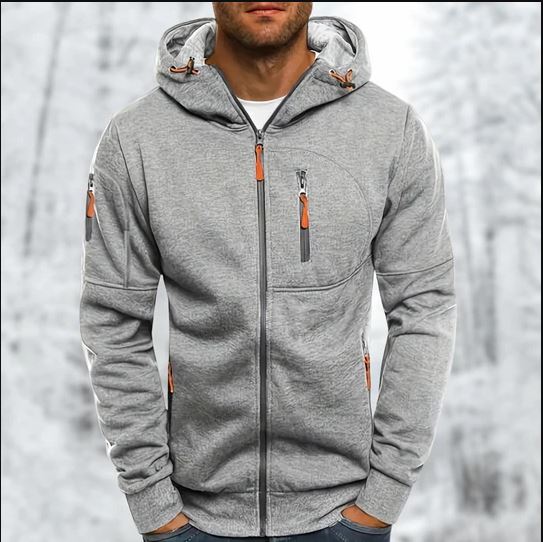 Harvey - Warm Hooded Fleece Jacket Men