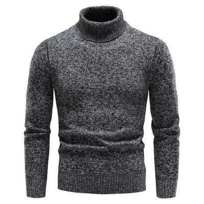 Milo – Warm Turtleneck Knitted Jumper for Men