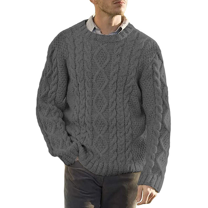 Ezra – Oversized Chunky Cable Knit Jumper Men
