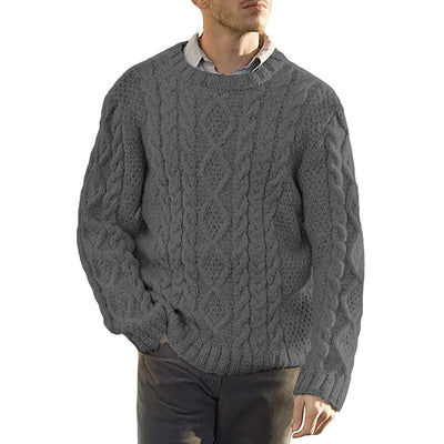 Ezra – Oversized Chunky Cable Knit Jumper Men