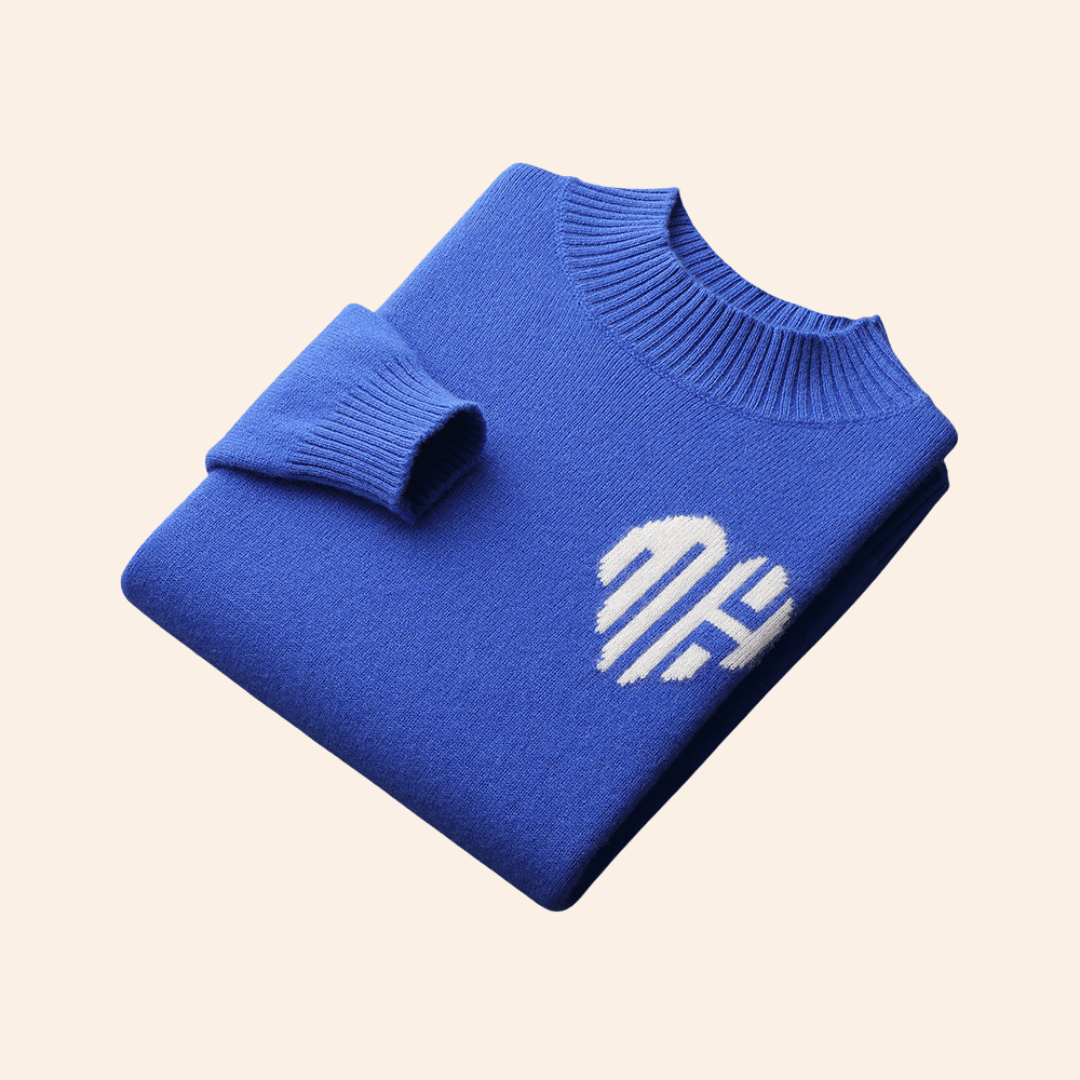Elias – Ribbed Knitted Jumper for Men