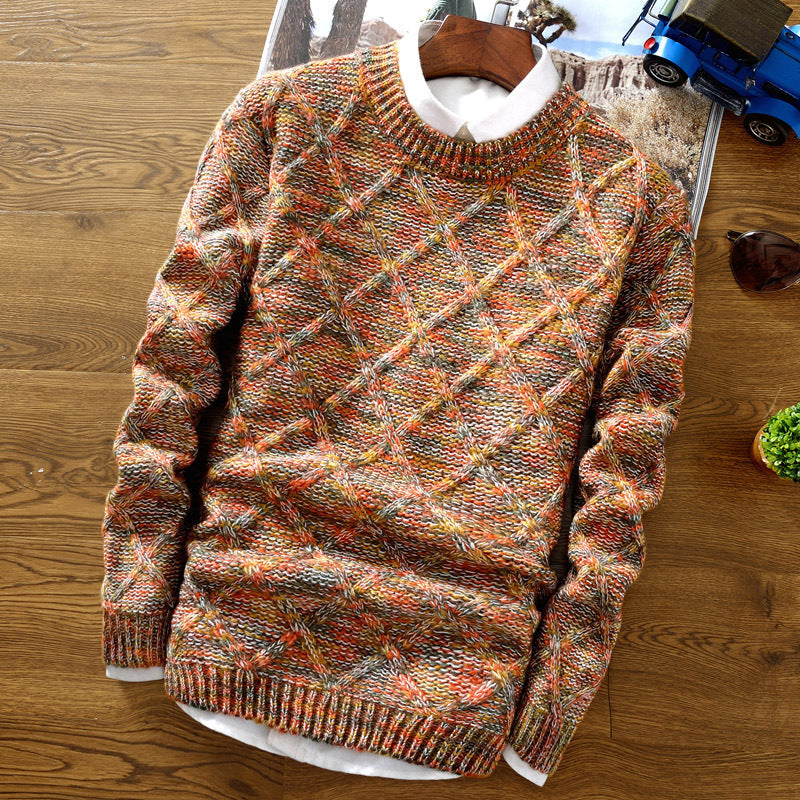 Drew - Multicolor Knitted Jumper for Men