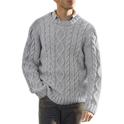 Ezra – Oversized Chunky Cable Knit Jumper Men