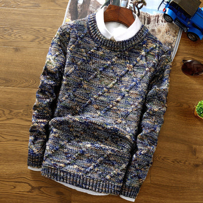Drew - Multicolor Knitted Jumper for Men