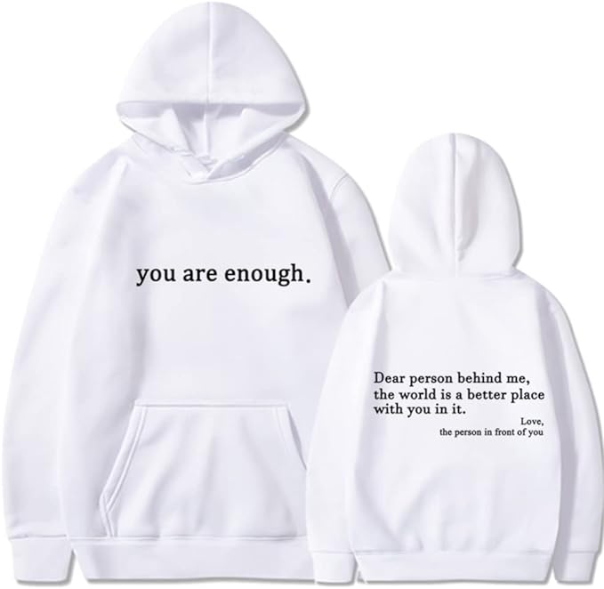 Nova – Trendy Hoodie with Quotes Print