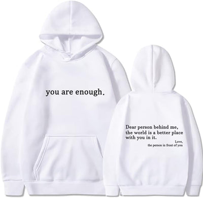 Nova – Trendy Hoodie with Quotes Print