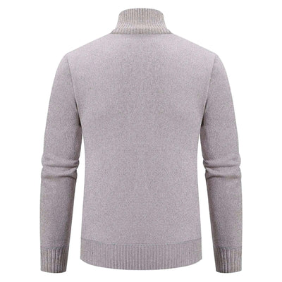 Victor - Chunky Knit Cardigan Fleece & Wool Blend for Men