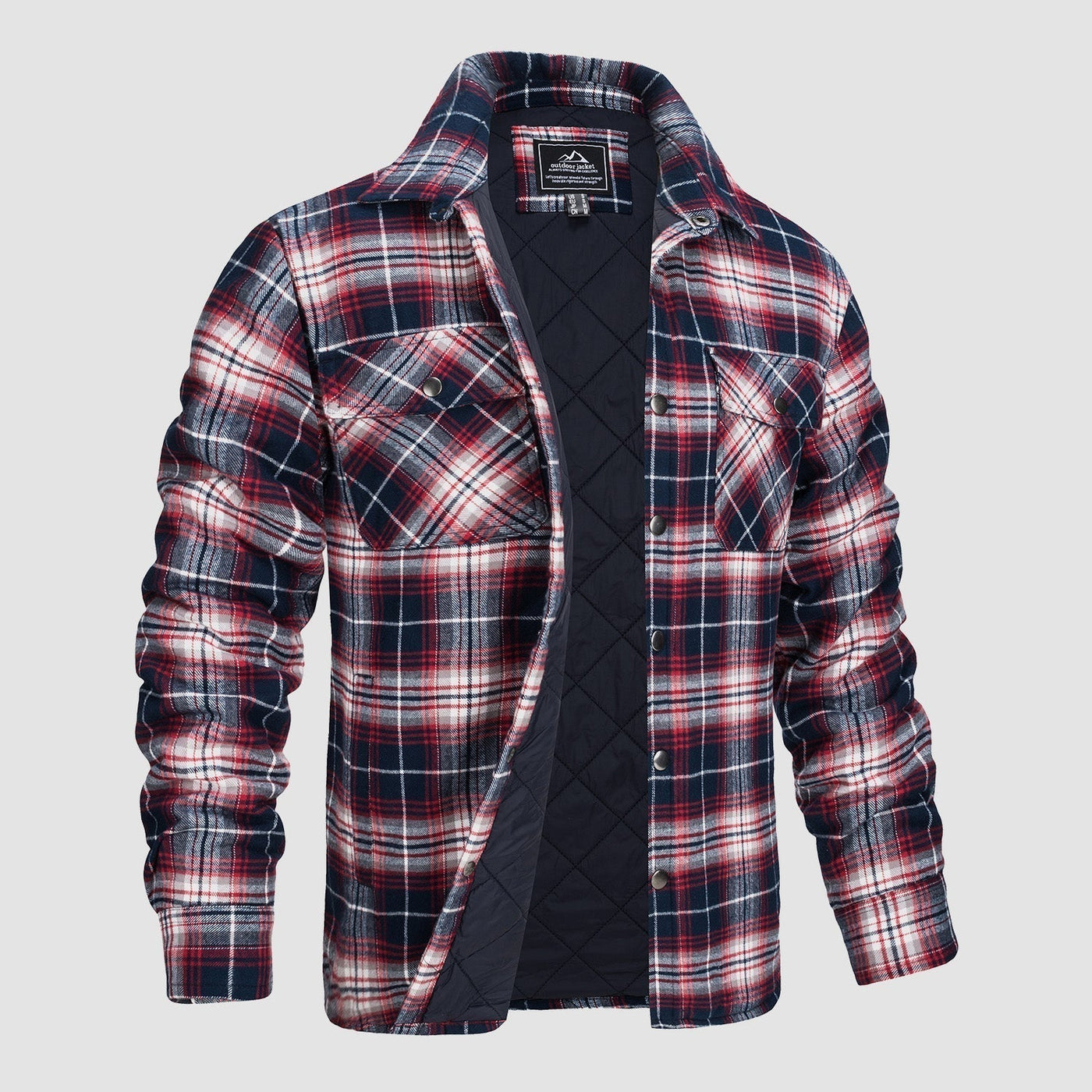 Gavin – Thick Warm Flannel Shirt Jacket Men