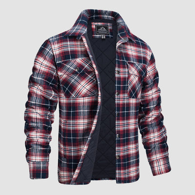 Gavin – Thick Warm Flannel Shirt Jacket Men