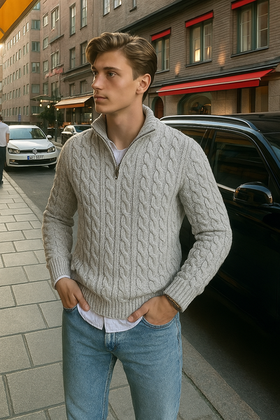 Old Money Pullover Damen-2