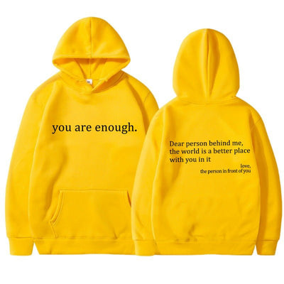 Nova – Trendy Hoodie with Quotes Print
