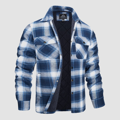 Gavin – Thick Warm Flannel Shirt Jacket Men