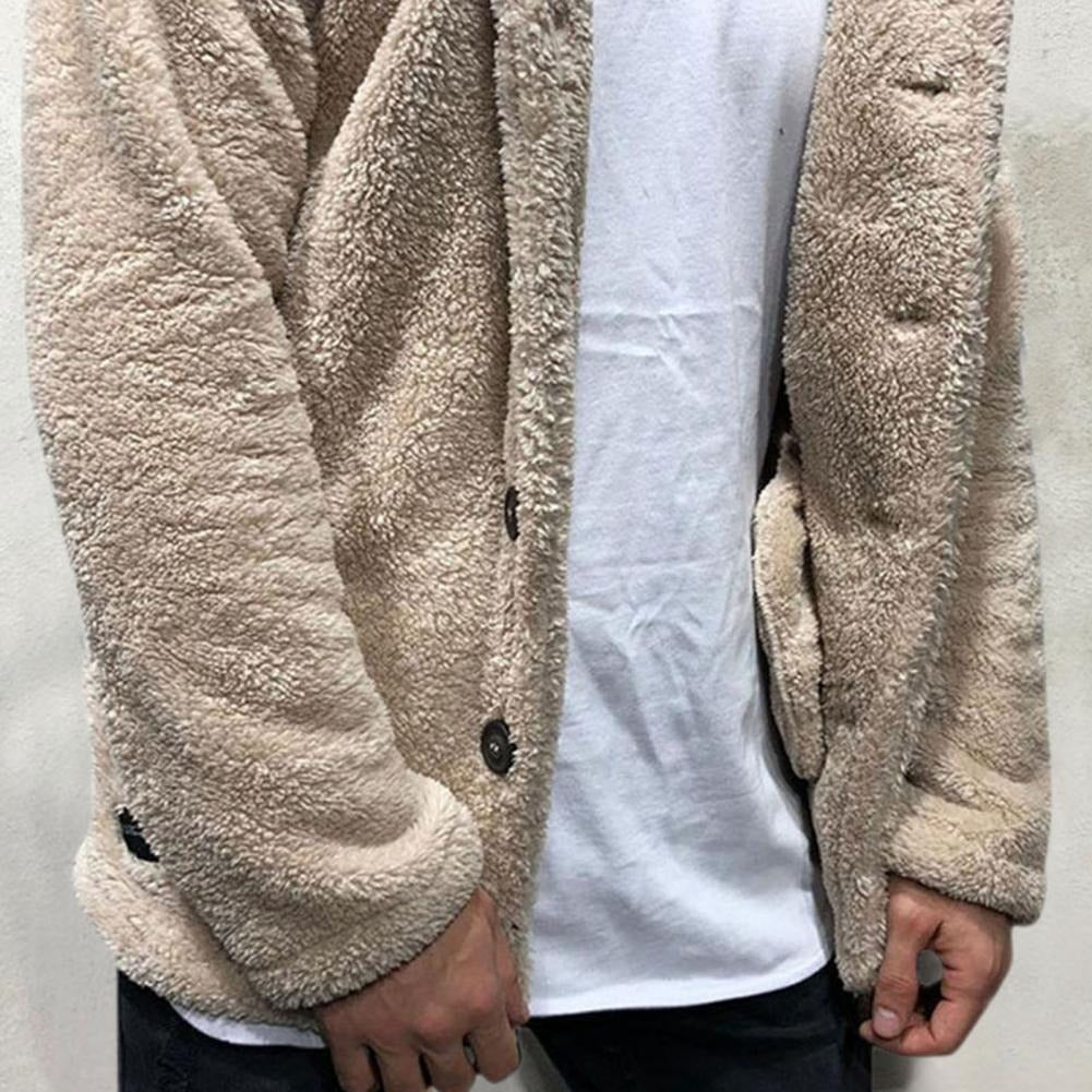 Soft Fleece Hoodie Sweater Men